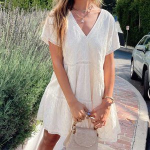 Show Me Your Mum Cia Mini Dress Midsummer Ivory Size Small